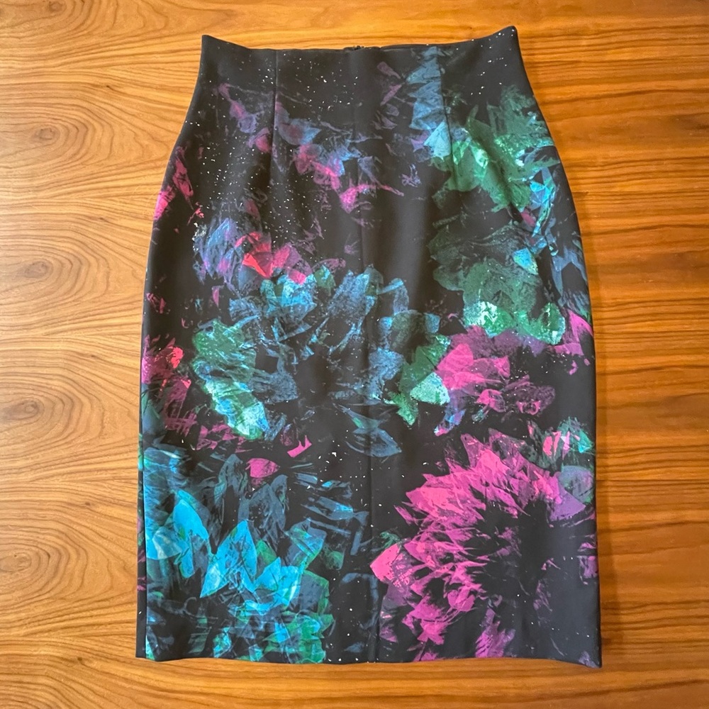Ellen Tracy floral pencil skirt size 8